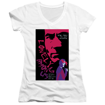 Star Trek The Next Generation Tng Season 1 Episode 7 - Juniors V-Neck T-Shirt Juniors V-Neck T-Shirt Star Trek   