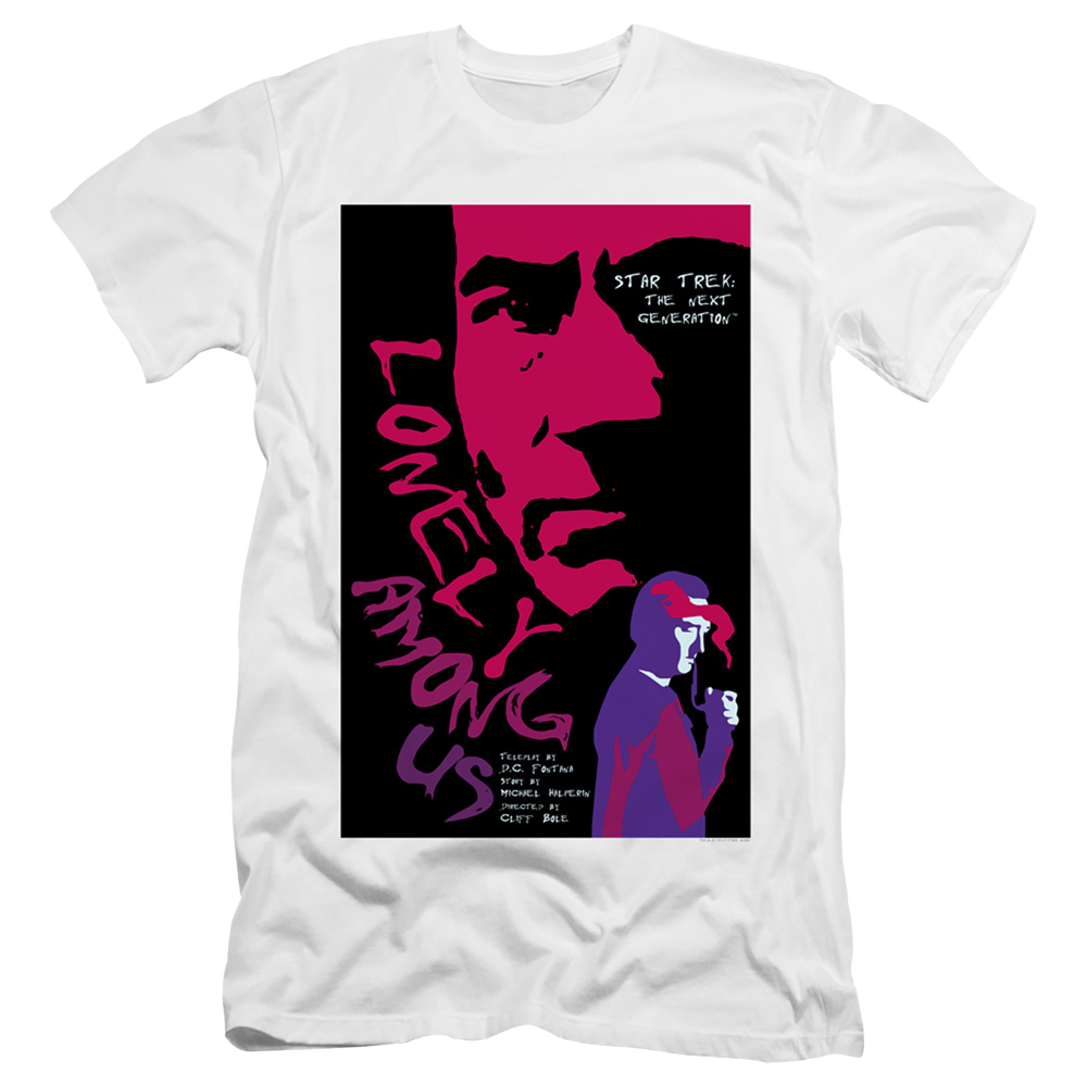 Star Trek The Next Generation Tng Season 1 Episode 7 - Men's Premium Slim Fit T-Shirt Men's Premium Slim Fit T-Shirt Star Trek   