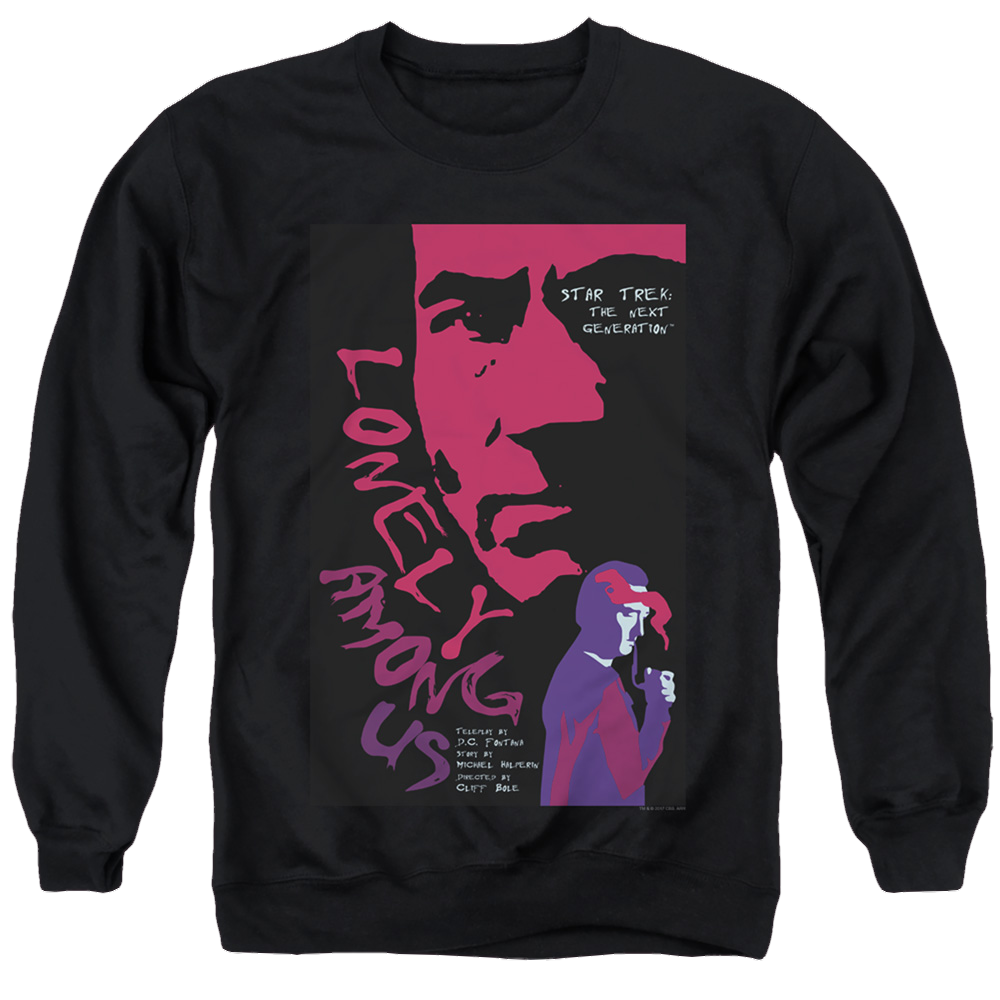 Star Trek The Next Generation Season 1 Episode 7 - Men's Crewneck Men's Crewneck Sweatshirt Star Trek   