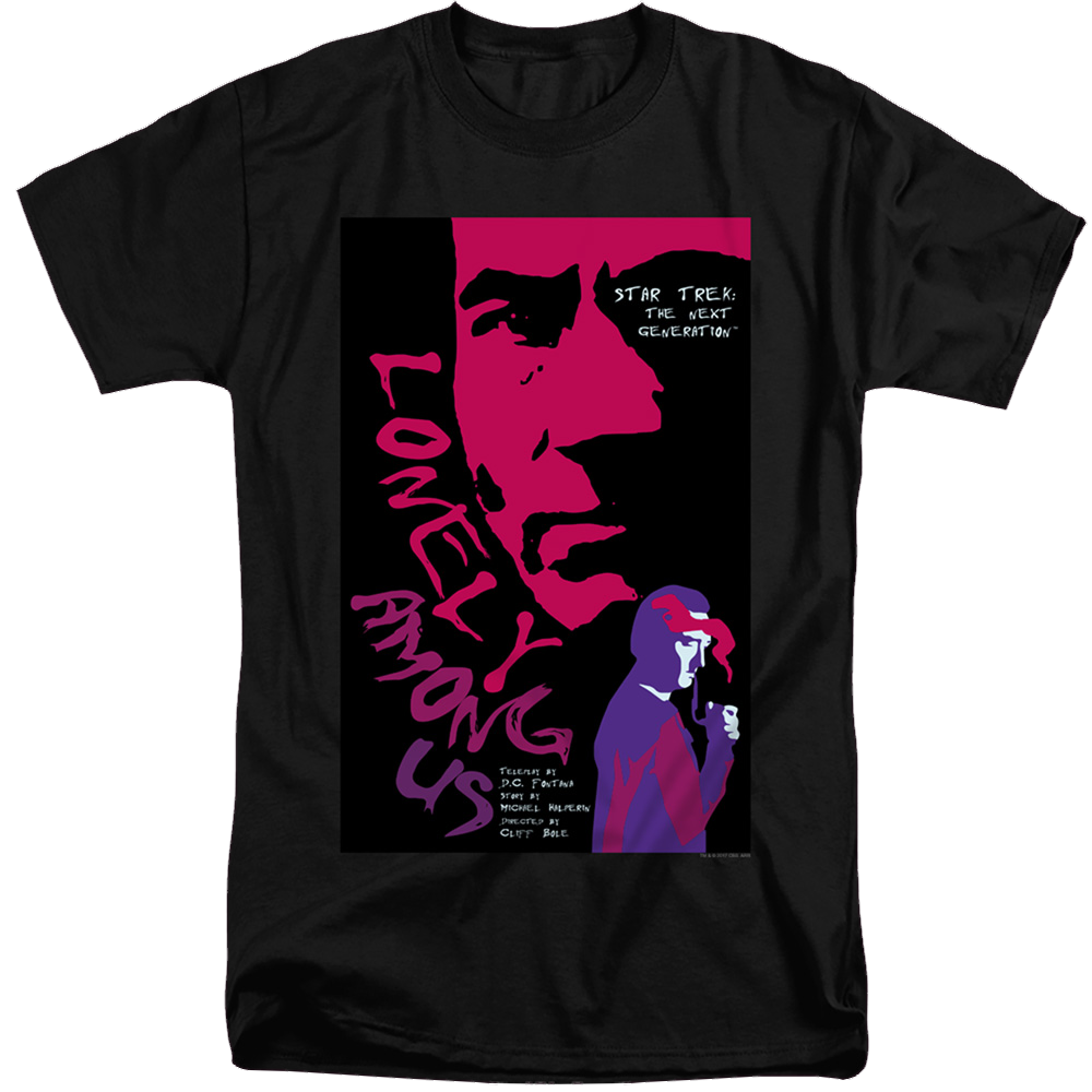 Star Trek The Next Generation Tng Season 1 Episode 7 - Men's Tall Fit T-Shirt Men's Tall Fit T-Shirt Star Trek   