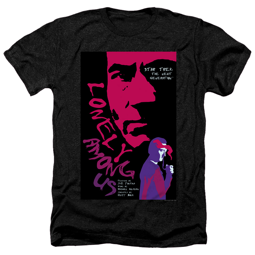 Star Trek The Next Generation Tng Season 1 Episode 7 - Men's Heather T-Shirt Men's Heather T-Shirt Star Trek   