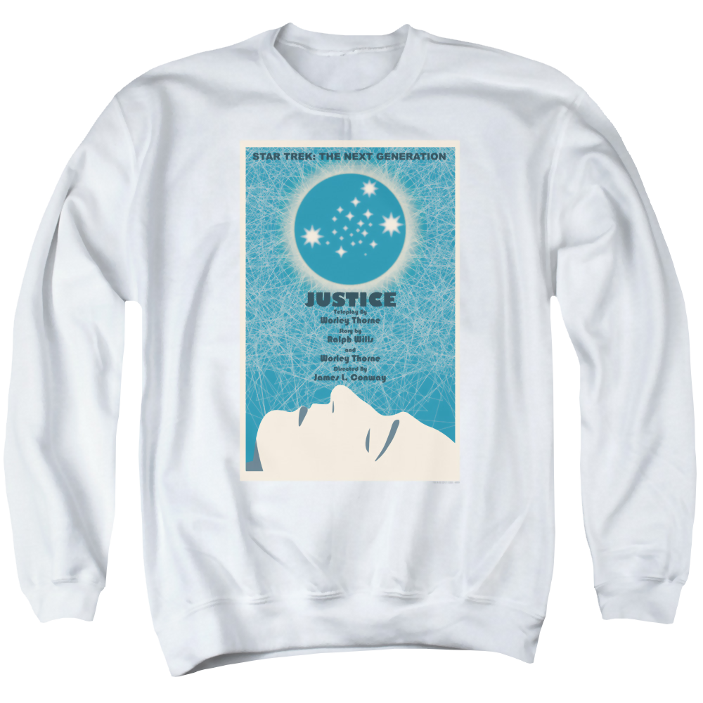 Star Trek The Next Generation Tng S1 Ep8 - Men's Crewneck Sweatshirt Men's Crewneck Sweatshirt Star Trek   