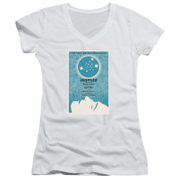 Star Trek The Next Generation Tng Season 1 Episode 8 - Juniors V-Neck T-Shirt Juniors V-Neck T-Shirt Star Trek   