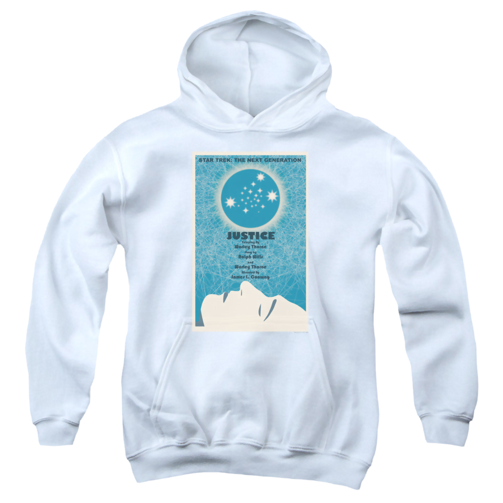 Star Trek The Next Generation Tng Season 1 Episode 8 - Youth Hoodie Youth Hoodie (Ages 8-12) Star Trek   