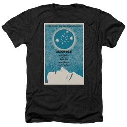 Star Trek The Next Generation Tng Season 1 Episode 8 - Men's Heather T-Shirt Men's Heather T-Shirt Star Trek   