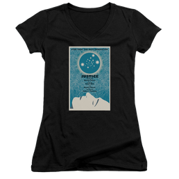 Star Trek The Next Generation Tng Season 1 Episode 8 - Juniors V-Neck T-Shirt Juniors V-Neck T-Shirt Star Trek   