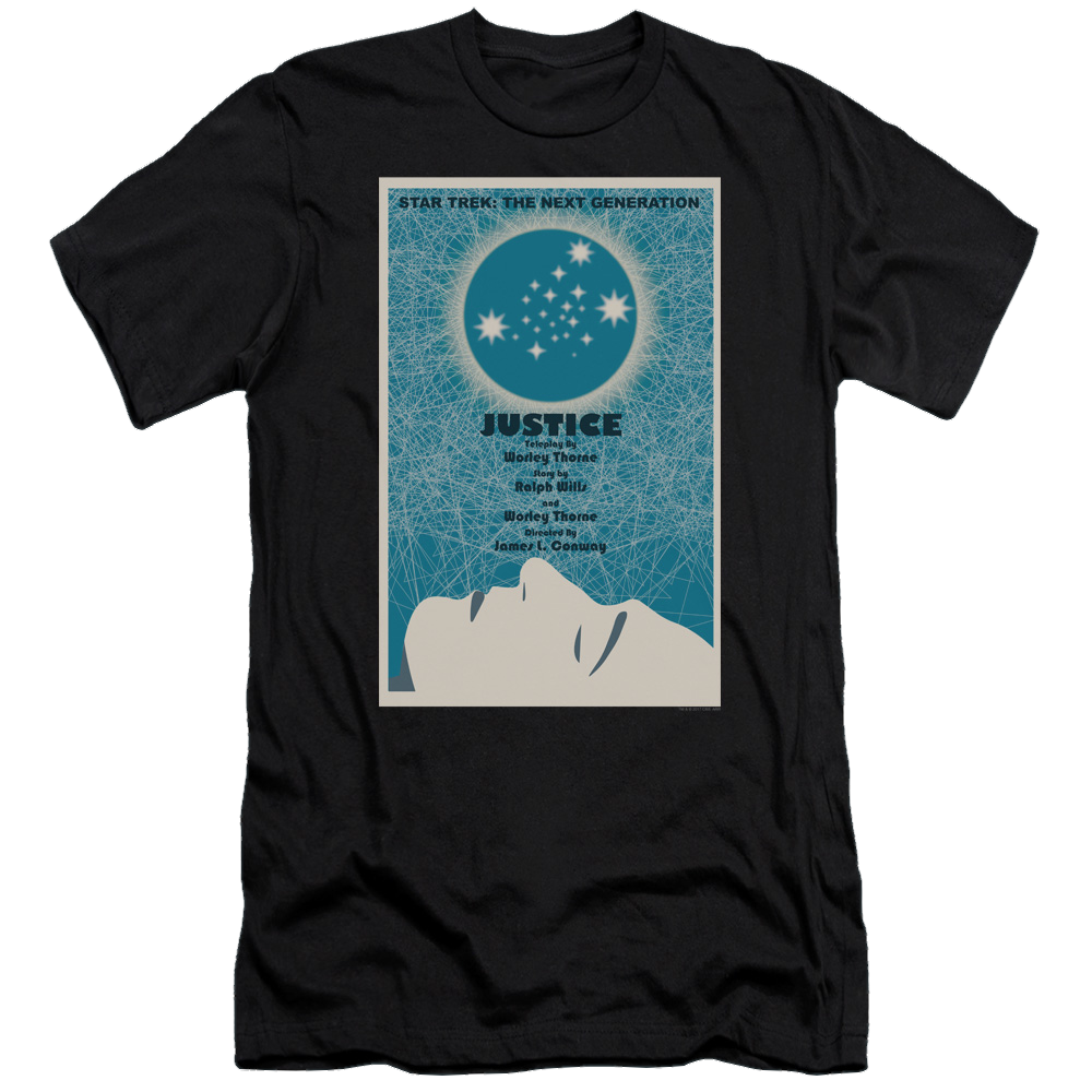 Star Trek The Next Generation Tng Season 1 Episode 8 - Men's Premium Slim Fit T-Shirt Men's Premium Slim Fit T-Shirt Star Trek   