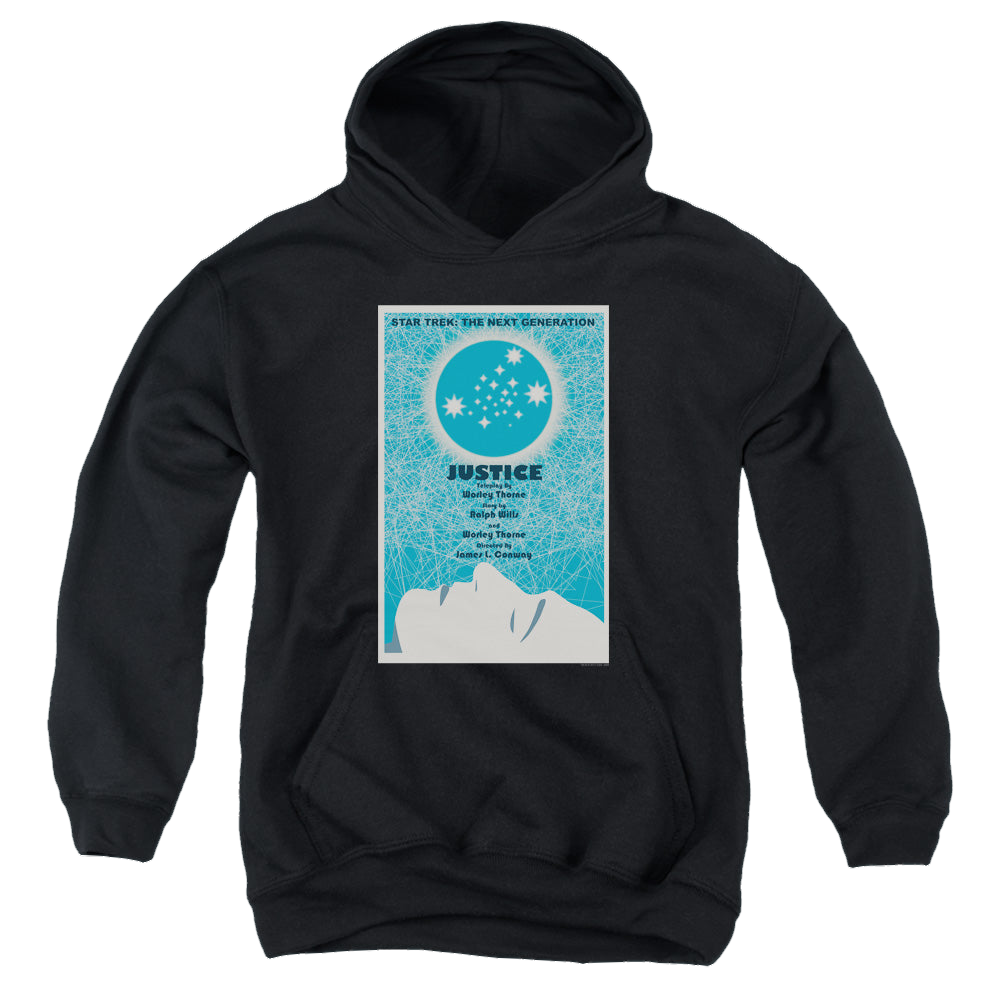 Star Trek The Next Generation Tng Season 1 Episode 8 - Youth Hoodie Youth Hoodie (Ages 8-12) Star Trek   