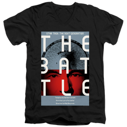 Star Trek The Next Generation Tng Season 1 Episode 9 - Men's V-Neck T-Shirt Men's V-Neck T-Shirt Star Trek   