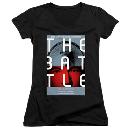 Star Trek The Next Generation Tng Season 1 Episode 9 - Juniors V-Neck T-Shirt Juniors V-Neck T-Shirt Star Trek   