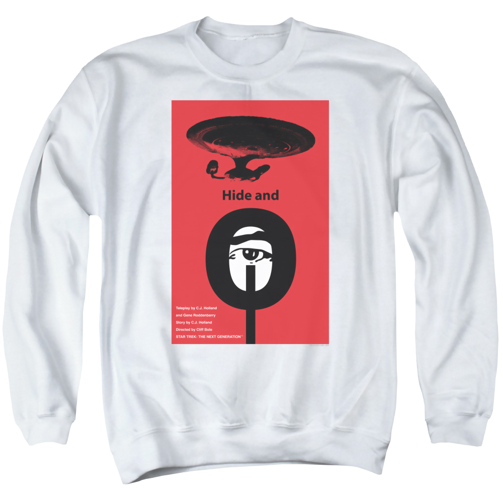 Star Trek The Next Generation Tng S1 Ep10 - Men's Crewneck Sweatshirt Men's Crewneck Sweatshirt Star Trek   