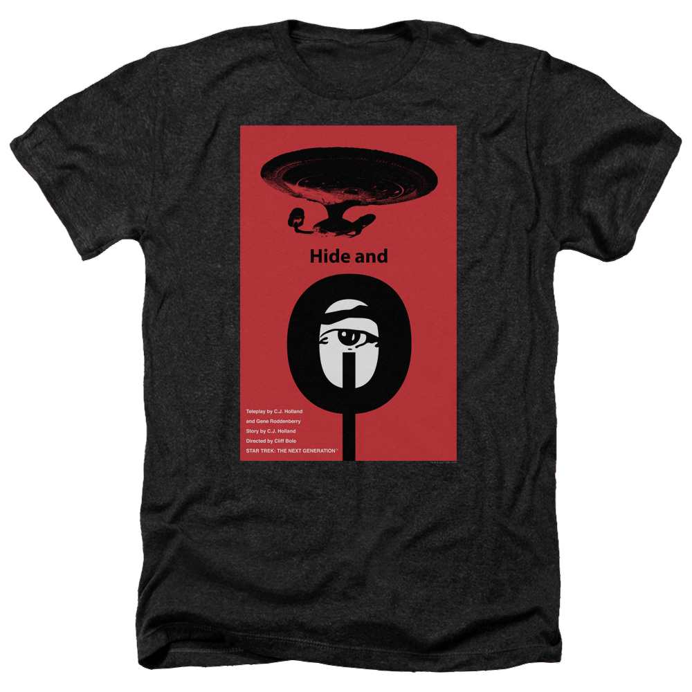 Star Trek The Next Generation Tng Season 1 Episode 10 - Men's Heather T-Shirt Men's Heather T-Shirt Star Trek   