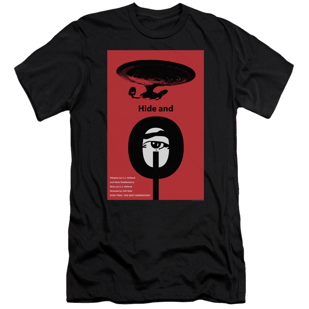 Star Trek The Next Generation Tng Season 1 Episode 10 - Men's Premium Slim Fit T-Shirt Men's Premium Slim Fit T-Shirt Star Trek   