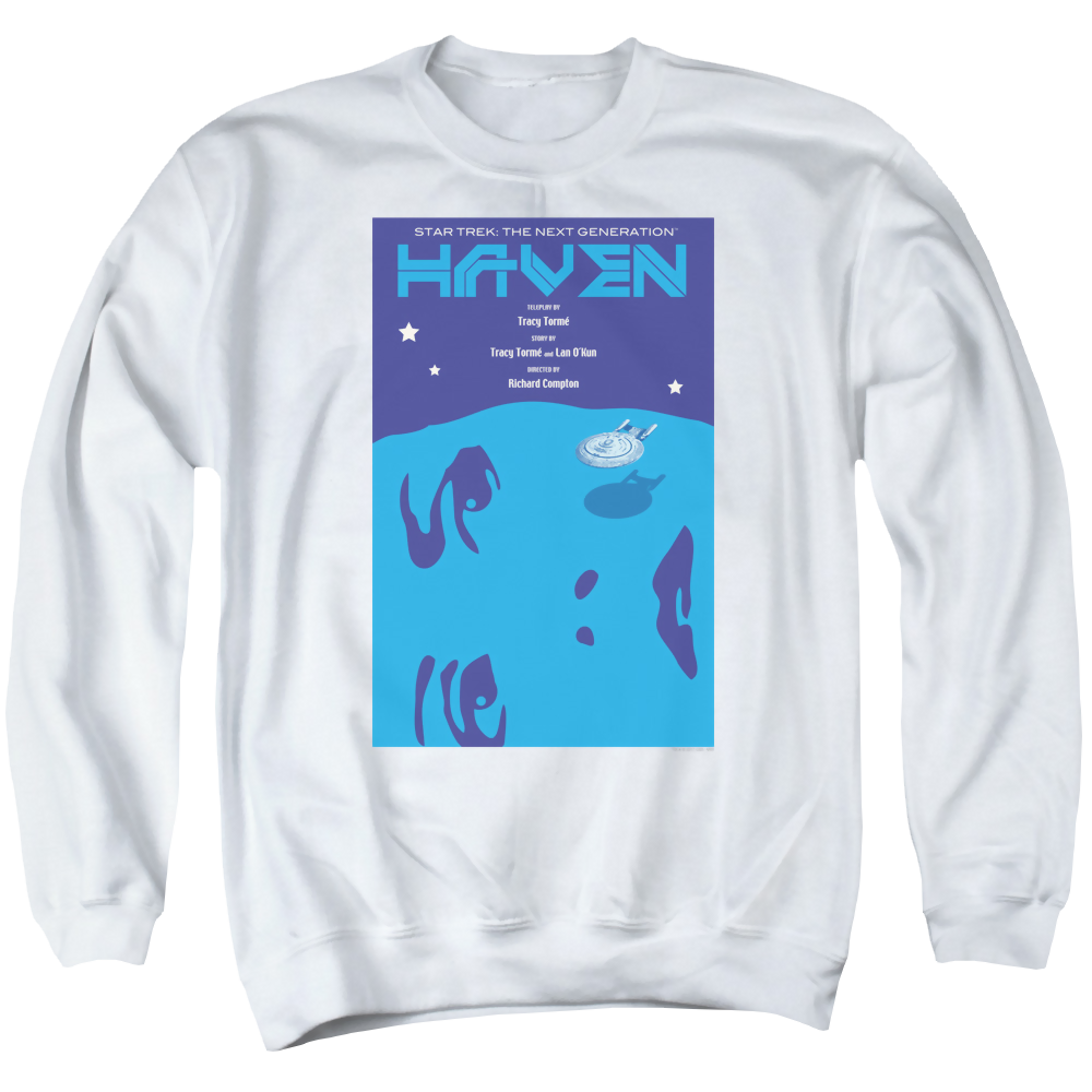 Star Trek The Next Generation Tng S1 Ep11 - Men's Crewneck Sweatshirt Men's Crewneck Sweatshirt Star Trek   