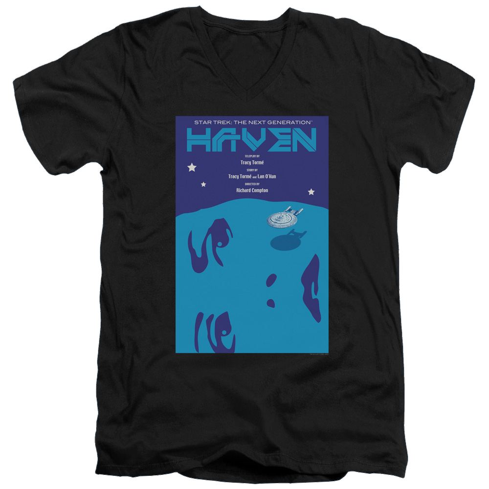 Star Trek The Next Generation Tng Season 1 Episode 11 - Men's V-Neck T-Shirt Men's V-Neck T-Shirt Star Trek   