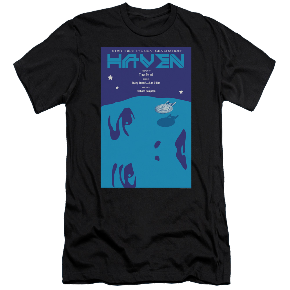Star Trek The Next Generation Tng Season 1 Episode 11 - Men's Premium Slim Fit T-Shirt Men's Premium Slim Fit T-Shirt Star Trek   