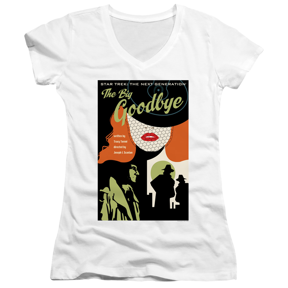 Star Trek The Next Generation Tng Season 1 Episode 12 - Juniors V-Neck T-Shirt Juniors V-Neck T-Shirt Star Trek   