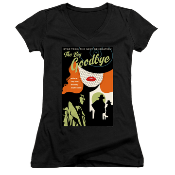Star Trek The Next Generation Tng Season 1 Episode 12 - Juniors V-Neck T-Shirt Juniors V-Neck T-Shirt Star Trek   