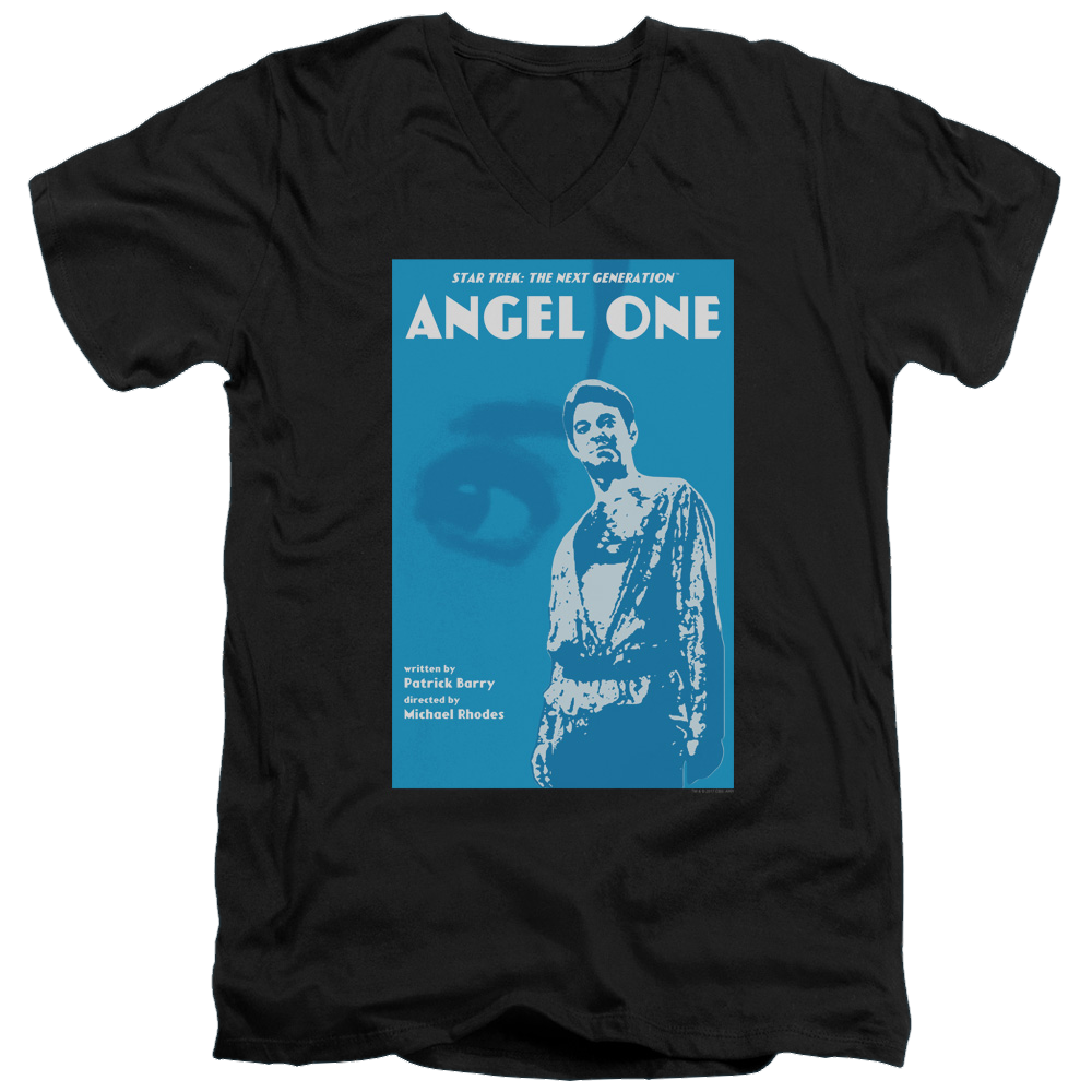 Star Trek The Next Generation Tng Season 1 Episode 14 - Men's V-Neck T-Shirt Men's V-Neck T-Shirt Star Trek   