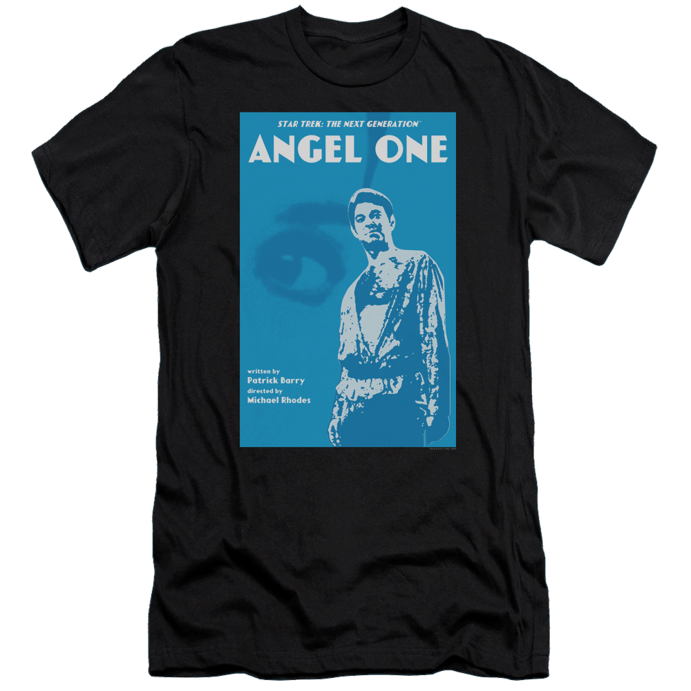 Star Trek The Next Generation Tng Season 1 Episode 14 - Men's Premium Slim Fit T-Shirt Men's Premium Slim Fit T-Shirt Star Trek   