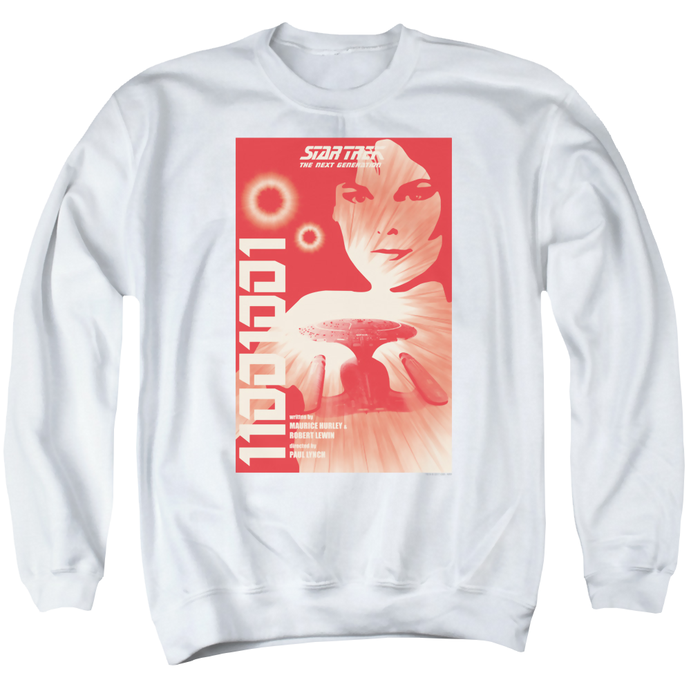 Star Trek The Next Generation Tng S1 Ep15 - Men's Crewneck Sweatshirt Men's Crewneck Sweatshirt Star Trek   