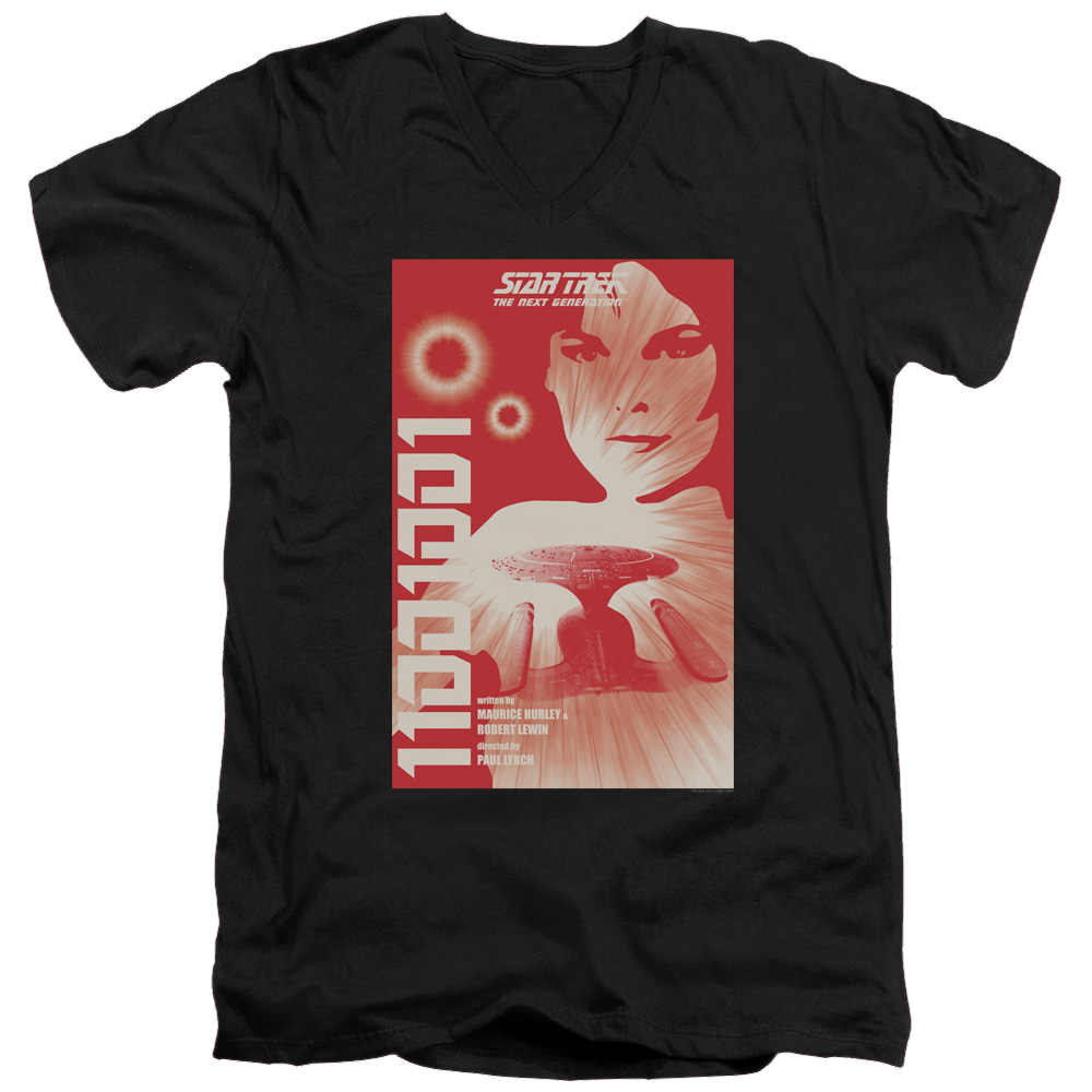 Star Trek The Next Generation Tng Season 1 Episode 15 - Men's V-Neck T-Shirt Men's V-Neck T-Shirt Star Trek   