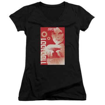 Star Trek The Next Generation Tng Season 1 Episode 15 - Juniors V-Neck T-Shirt Juniors V-Neck T-Shirt Star Trek   
