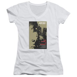 Star Trek The Next Generation Tng Season 1 Episode 16 - Juniors V-Neck T-Shirt Juniors V-Neck T-Shirt Star Trek   