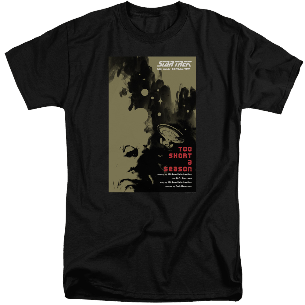 Star Trek The Next Generation Tng Season 1 Episode 16 - Men's Tall Fit T-Shirt Men's Tall Fit T-Shirt Star Trek   