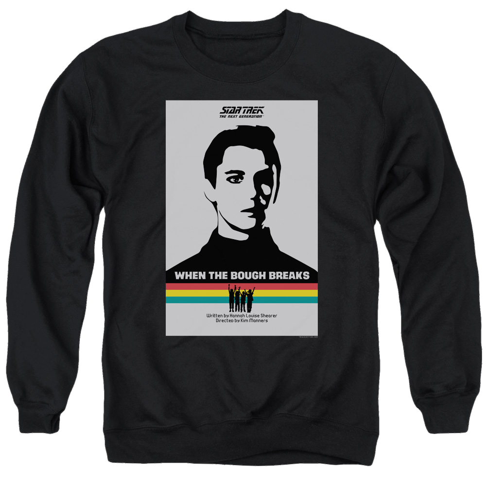 Star Trek The Next Generation Tng S1 Ep17 - Men's Crewneck Sweatshirt Men's Crewneck Sweatshirt Star Trek   