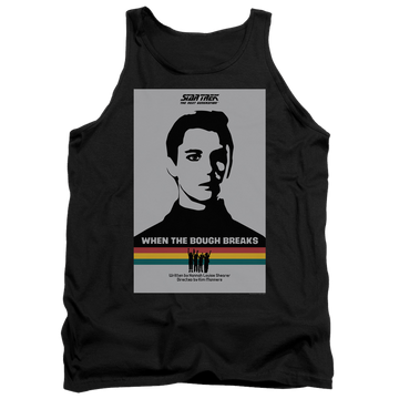 Black men's tank with Star Trek The Next Generation Tng Season 1 Episode 17 graphic