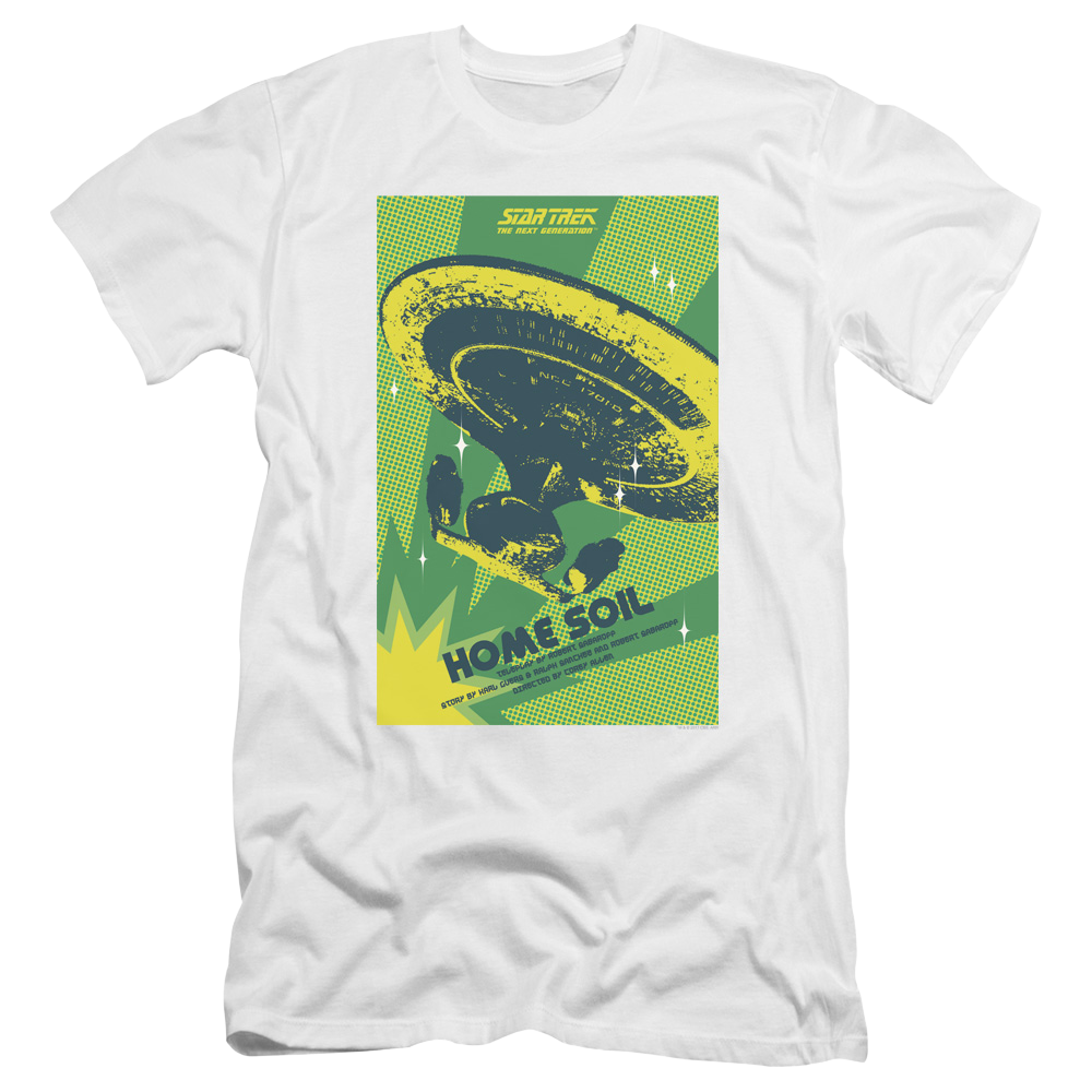 Star Trek The Next Generation Tng Season 1 Episode 18 - Men's Premium Slim Fit T-Shirt Men's Premium Slim Fit T-Shirt Star Trek   