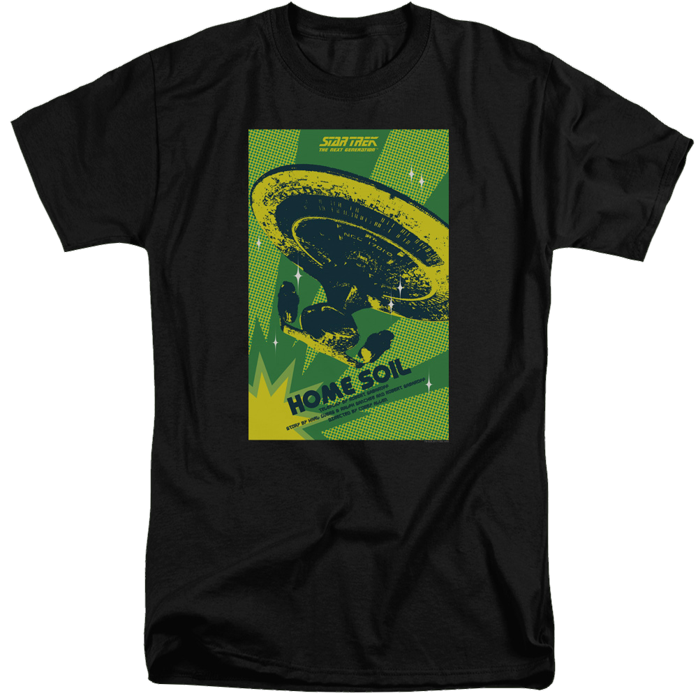Star Trek The Next Generation Tng Season 1 Episode 18 - Men's Tall Fit T-Shirt Men's Tall Fit T-Shirt Star Trek   