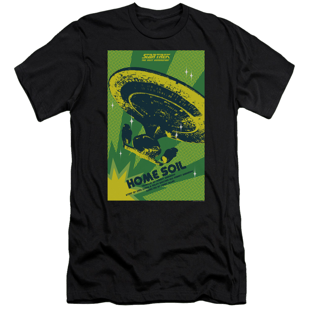 Star Trek The Next Generation Tng Season 1 Episode 18 - Men's Premium Slim Fit T-Shirt Men's Premium Slim Fit T-Shirt Star Trek   