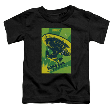 Black toddler t-shirt with Star Trek The Next Generation Tng Season 1 Episode 18 graphic