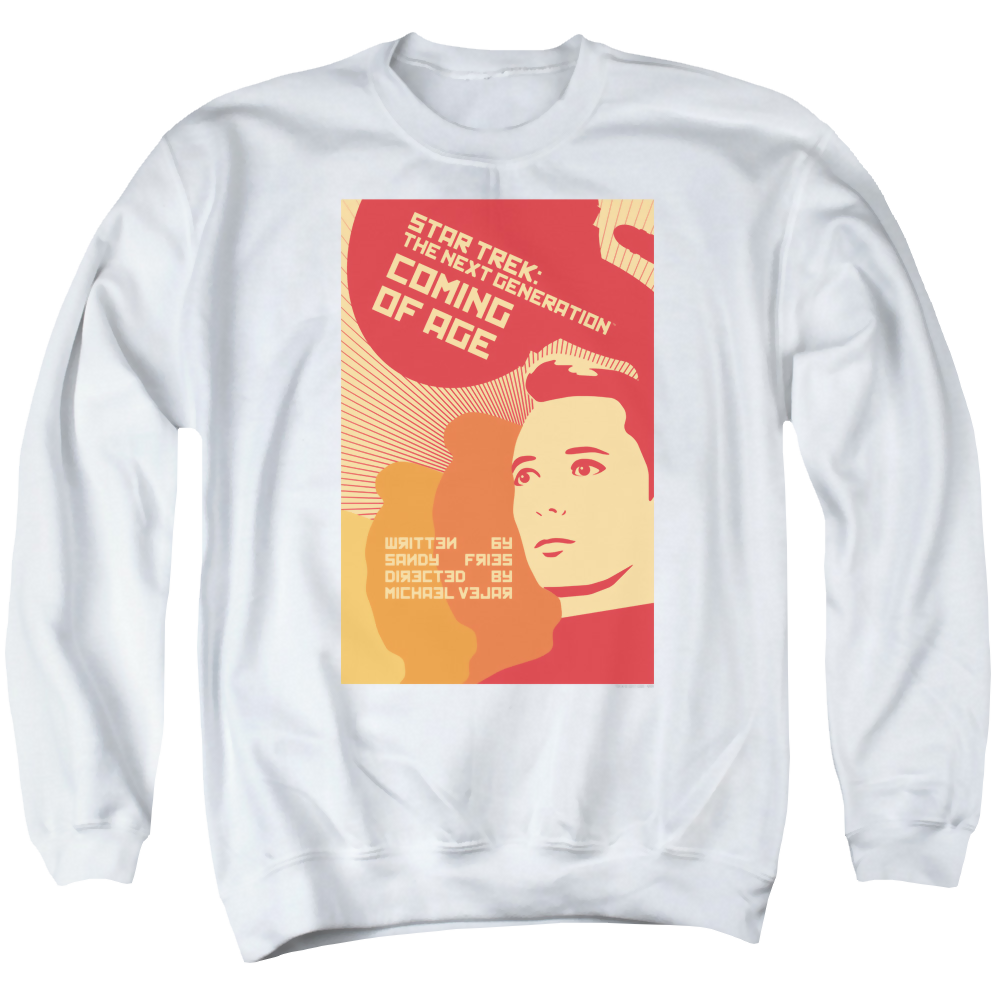 Star Trek The Next Generation Tng S1 Ep19 - Men's Crewneck Sweatshirt Men's Crewneck Sweatshirt Star Trek   