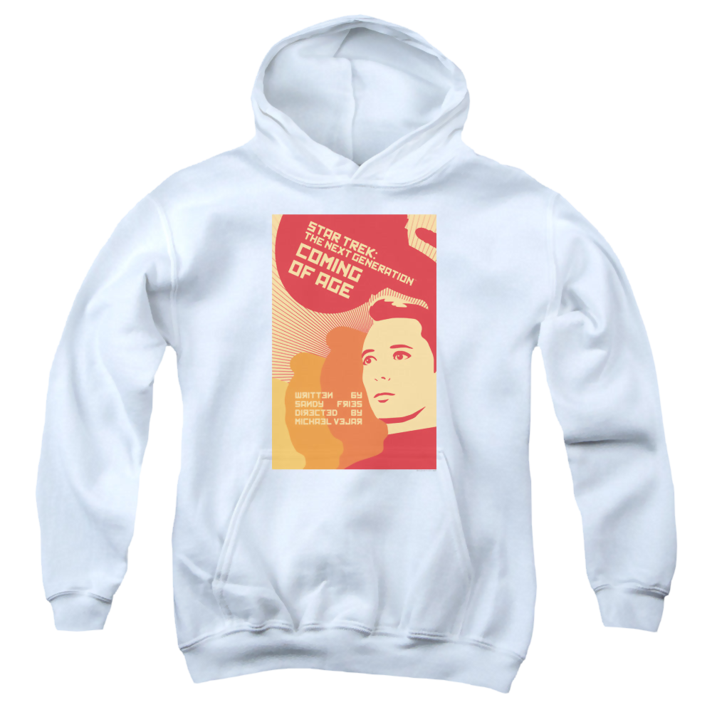 Star Trek The Next Generation Tng Season 1 Episode 19 - Youth Hoodie Youth Hoodie (Ages 8-12) Star Trek   