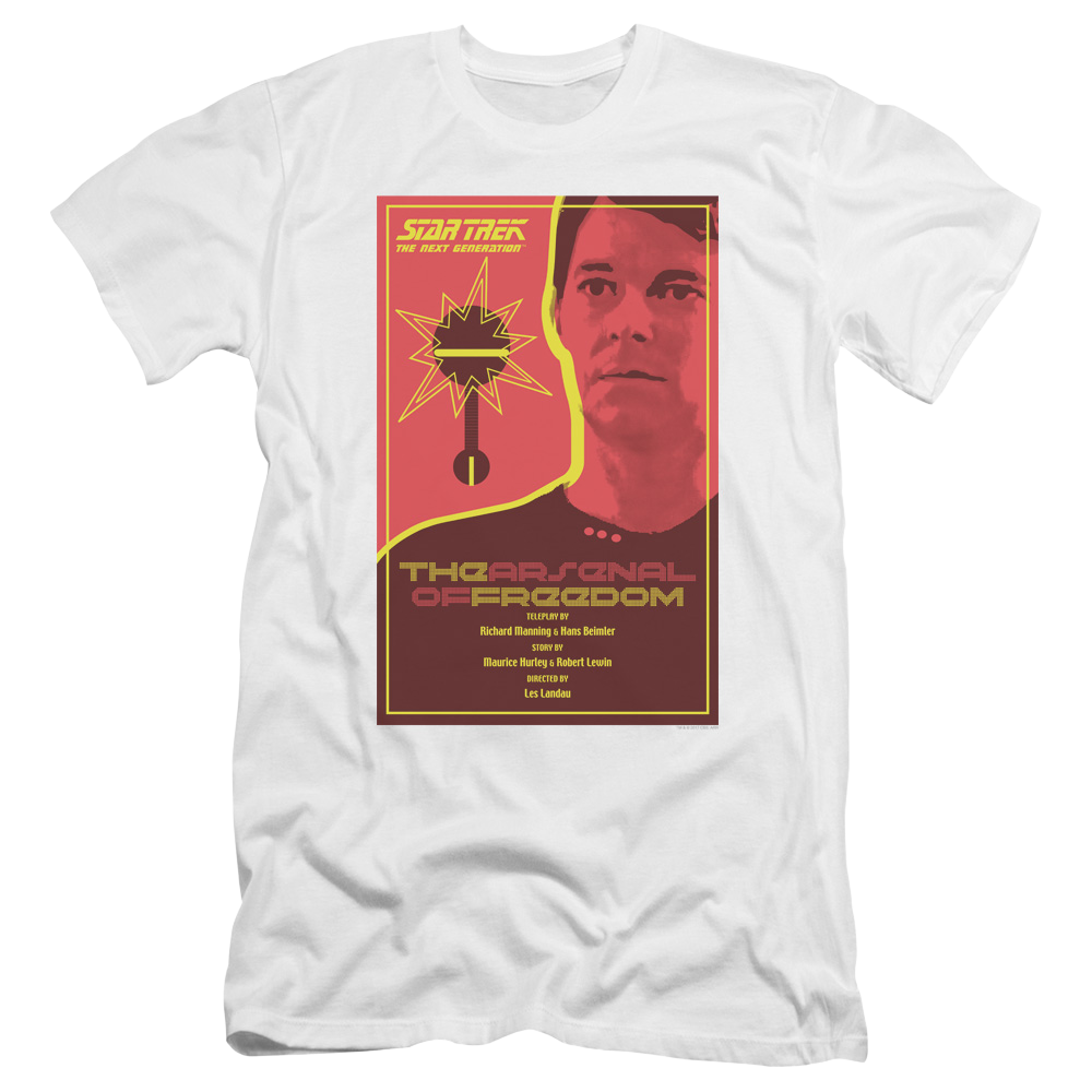 Star Trek The Next Generation Tng Season 1 Episode 21 - Men's Premium Slim Fit T-Shirt Men's Premium Slim Fit T-Shirt Star Trek   
