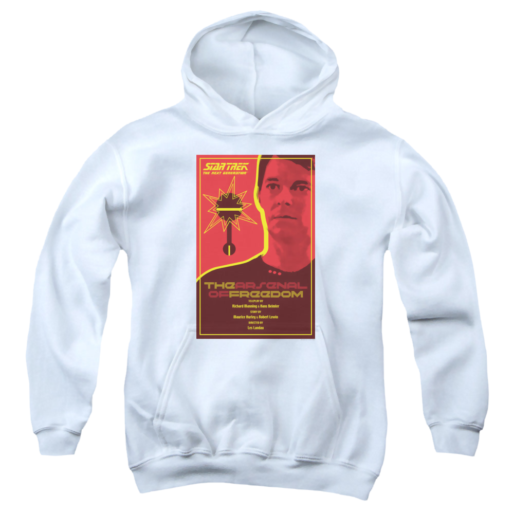 Star Trek The Next Generation Tng Season 1 Episode 21 - Youth Hoodie Youth Hoodie (Ages 8-12) Star Trek   