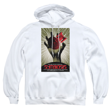 White pullover hoodie with Star Trek The Next Generation Tng Season 1 Episode 22 graphic