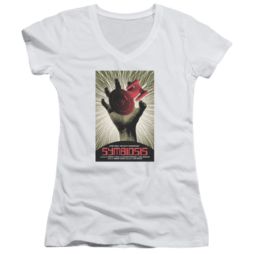 Star Trek The Next Generation Tng Season 1 Episode 22 - Juniors V-Neck T-Shirt Juniors V-Neck T-Shirt Star Trek   