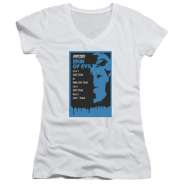 Star Trek The Next Generation Tng Season 1 Episode 23 - Juniors V-Neck T-Shirt Juniors V-Neck T-Shirt Star Trek   