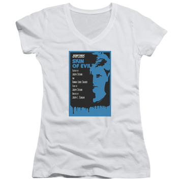 Star Trek The Next Generation Tng Season 1 Episode 23 - Juniors V-Neck T-Shirt Juniors V-Neck T-Shirt Star Trek   