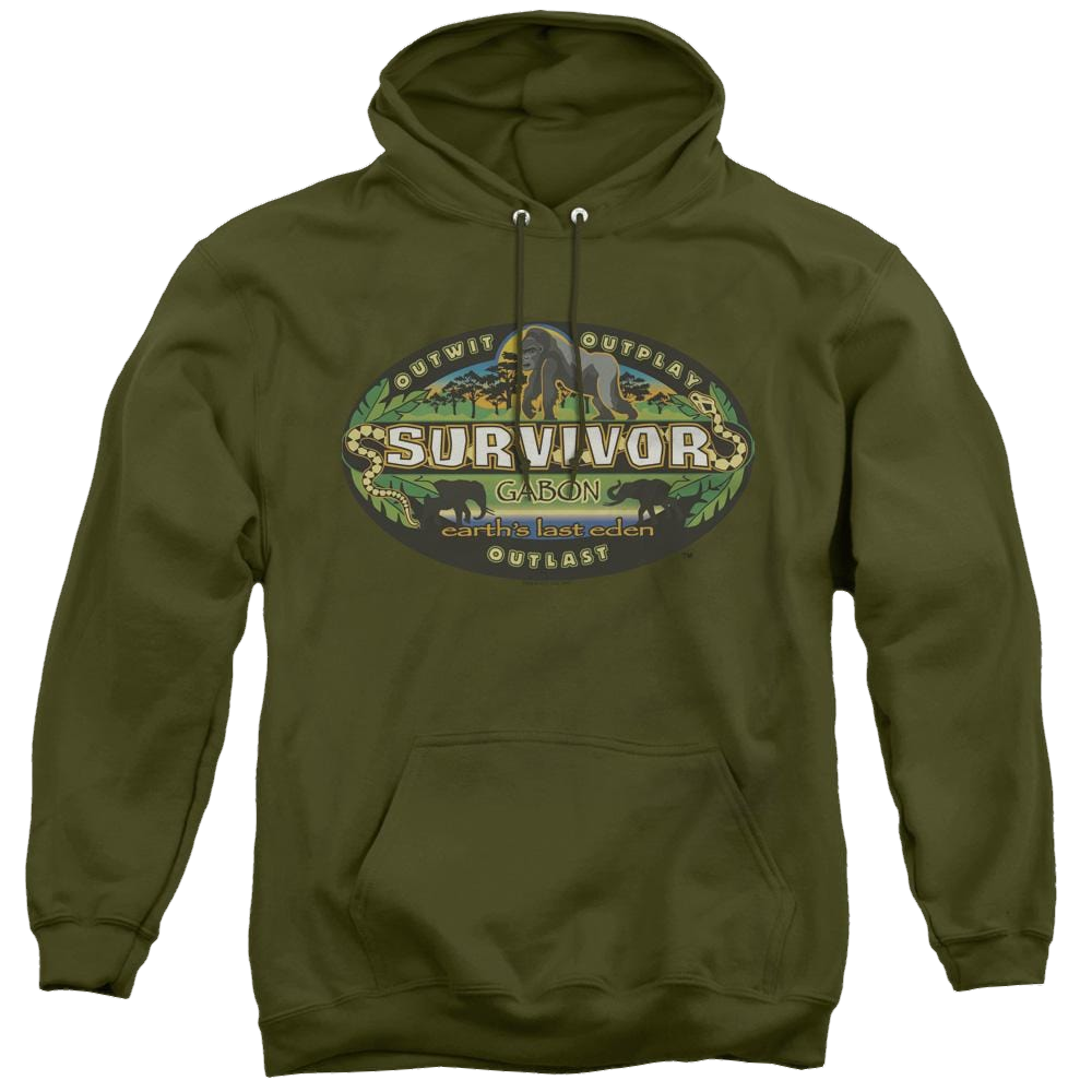 Survivor Gabon Logo - Pullover Hoodie Pullover Hoodie Survivor   