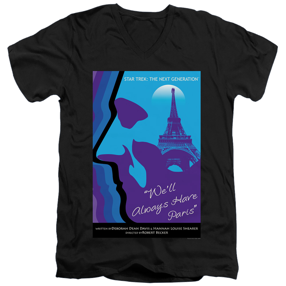Star Trek The Next Generation Tng Season 1 Episode 24 - Men's V-Neck T-Shirt Men's V-Neck T-Shirt Star Trek   