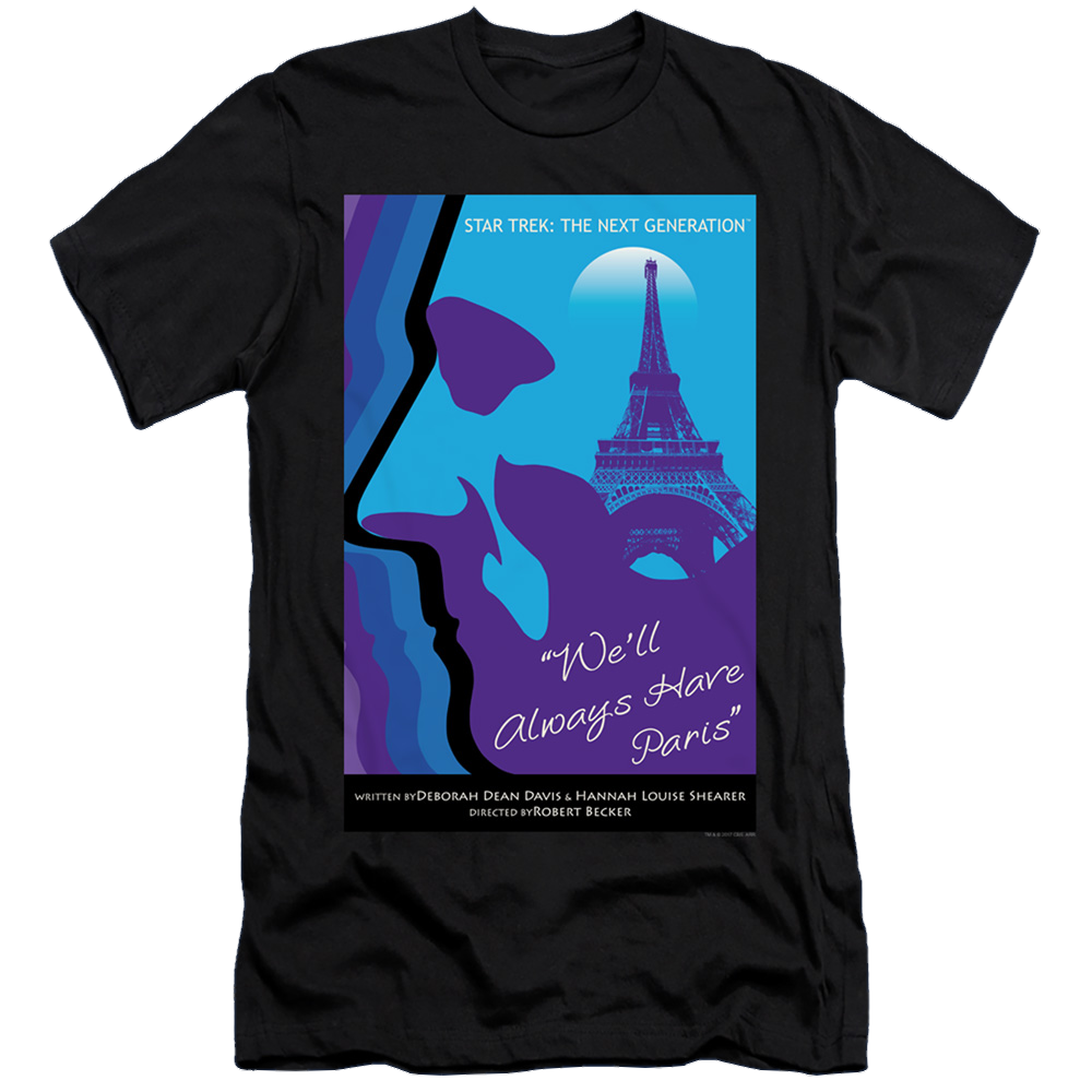 Star Trek The Next Generation Tng Season 1 Episode 24 - Men's Premium Slim Fit T-Shirt Men's Premium Slim Fit T-Shirt Star Trek   