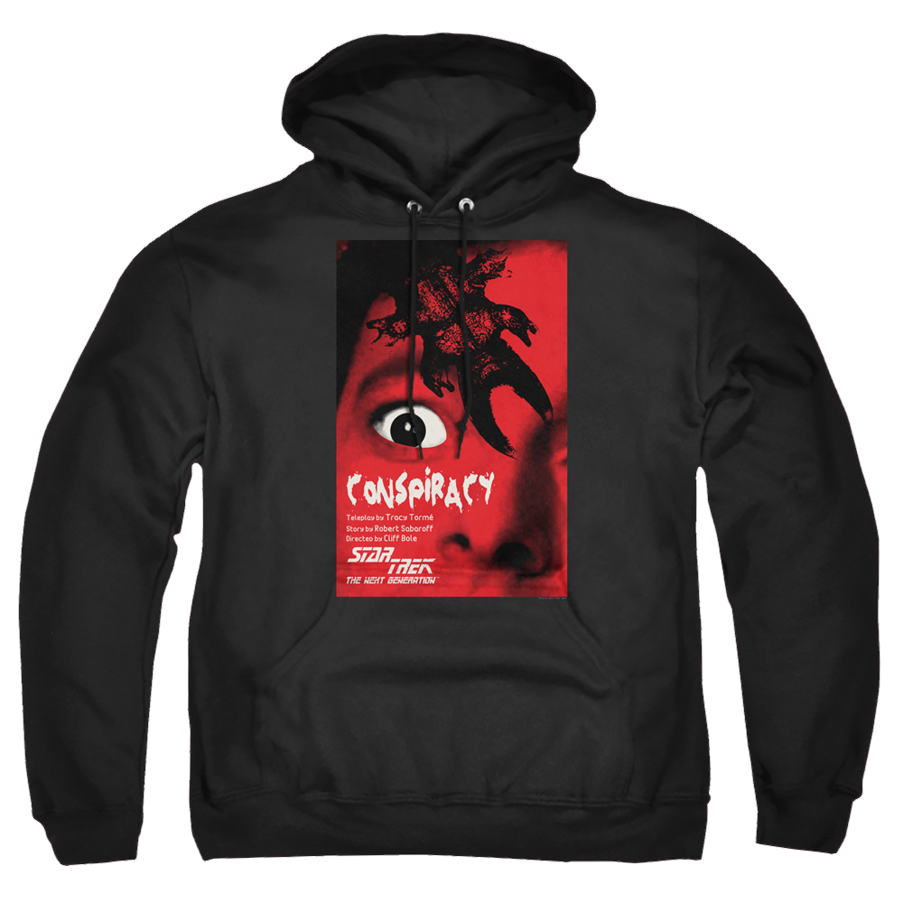 Star Trek The Next Generation Tng Season 1 Episode 25 - Pullover Hoodie Pullover Hoodie Star Trek   