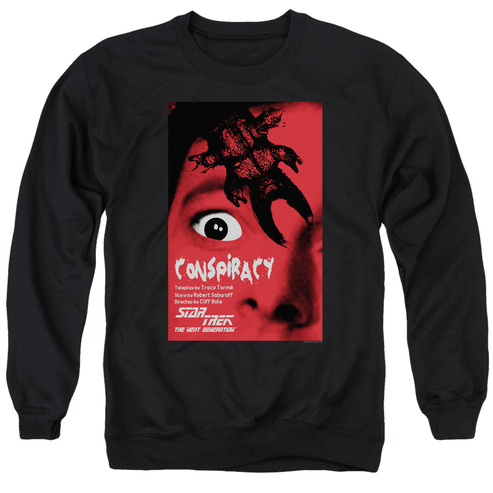 Star Trek The Next Generation Tng S1 Ep25 - Men's Crewneck Sweatshirt Men's Crewneck Sweatshirt Star Trek   