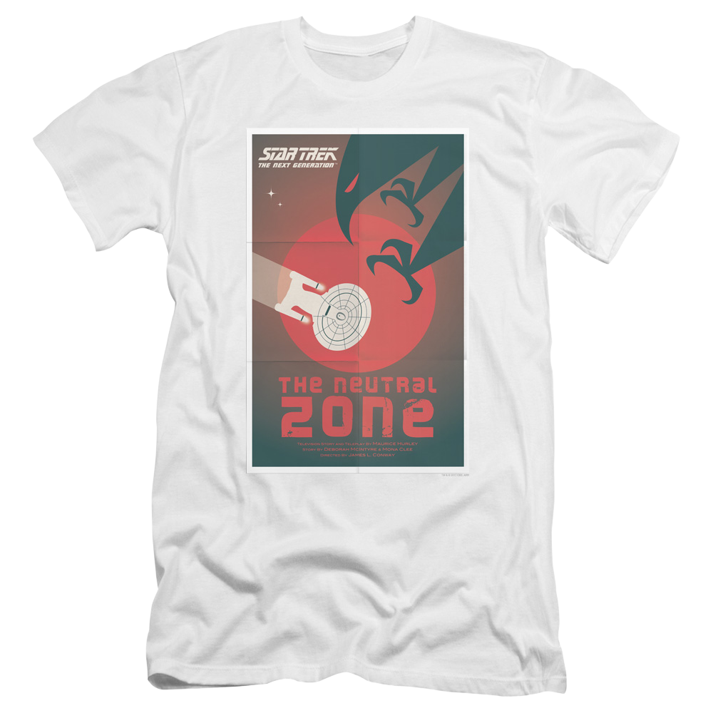 Star Trek The Next Generation Tng Season 1 Episode 26 - Men's Premium Slim Fit T-Shirt Men's Premium Slim Fit T-Shirt Star Trek   