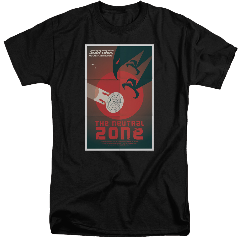 Star Trek The Next Generation Tng Season 1 Episode 26 - Men's Tall Fit T-Shirt Men's Tall Fit T-Shirt Star Trek   